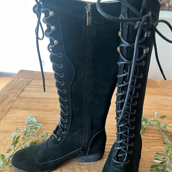 NWOT Alvida Leather Boot Black Y4 - Picture 10 of 12